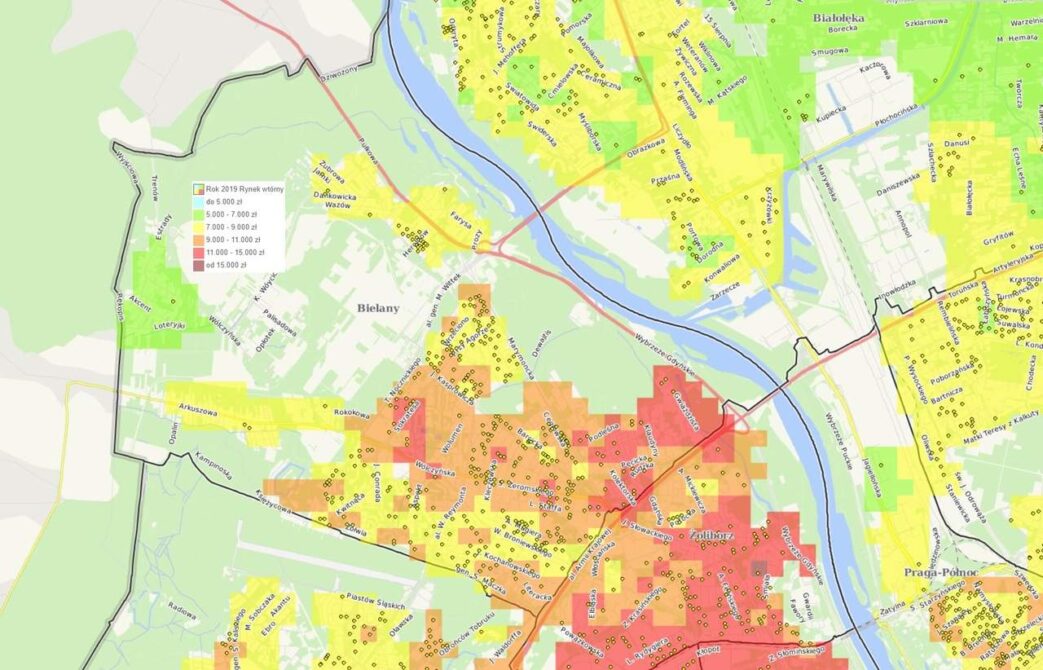 Dzielnice Warszawy: Bielany - mieszkania i ceny